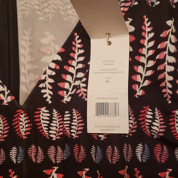 NWT Tory Burch Long-Sleeve Jersey Dress Size XL - Picture 6 of 6